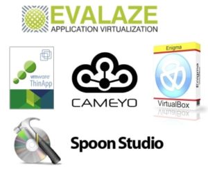 VMware ThinApp, SpoonStudio, Cameyo, Enigma Virtual Box, Evalaze