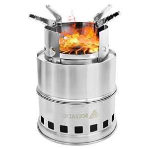 SOLEADER Portable Wood Burning Camp Stove
