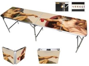 8' Folding Beer Pong Table